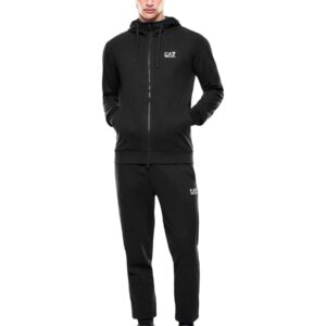 Shop Ea7 Men’s Black Tracksuit 2475884 at Brands Seekers