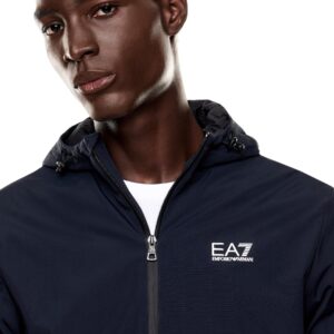 Shop Ea7 Men’s Blue Blazer 2475898 at Brands Seekers
