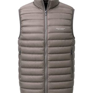 Shop Armani Exchange Men’s Brown Gilet DOWN WAISTCOAT at Brands Seekers