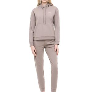 Shop Ea7 Women’s Beige Jumpsuit TRACKSUIT at Brands Seekers