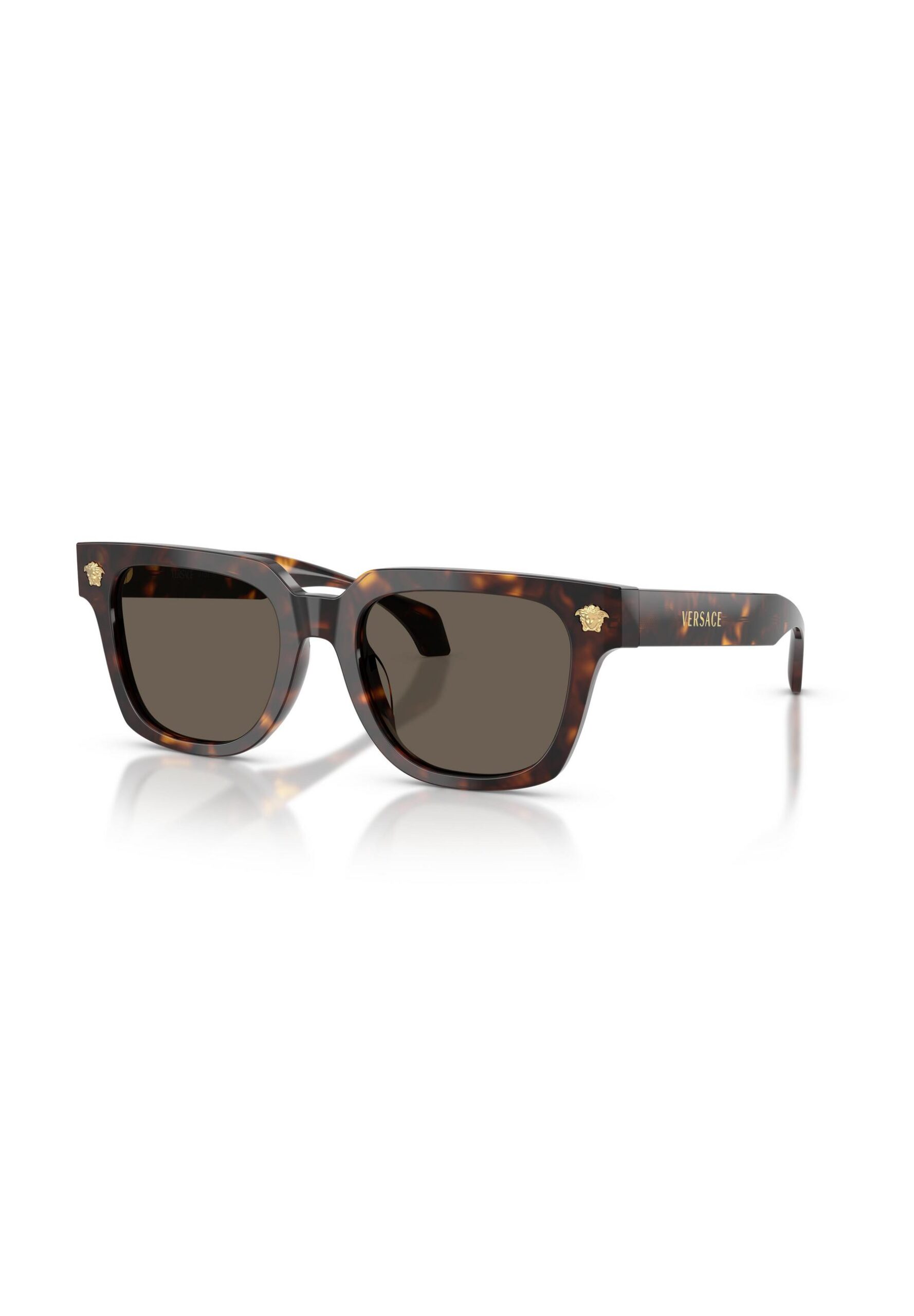 Versace Lunettes de soleil brunes pour hommes 2475627