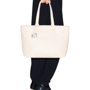 Shop Armani Exchange Women’s Beige Bag 2475920 at Brands Seekers