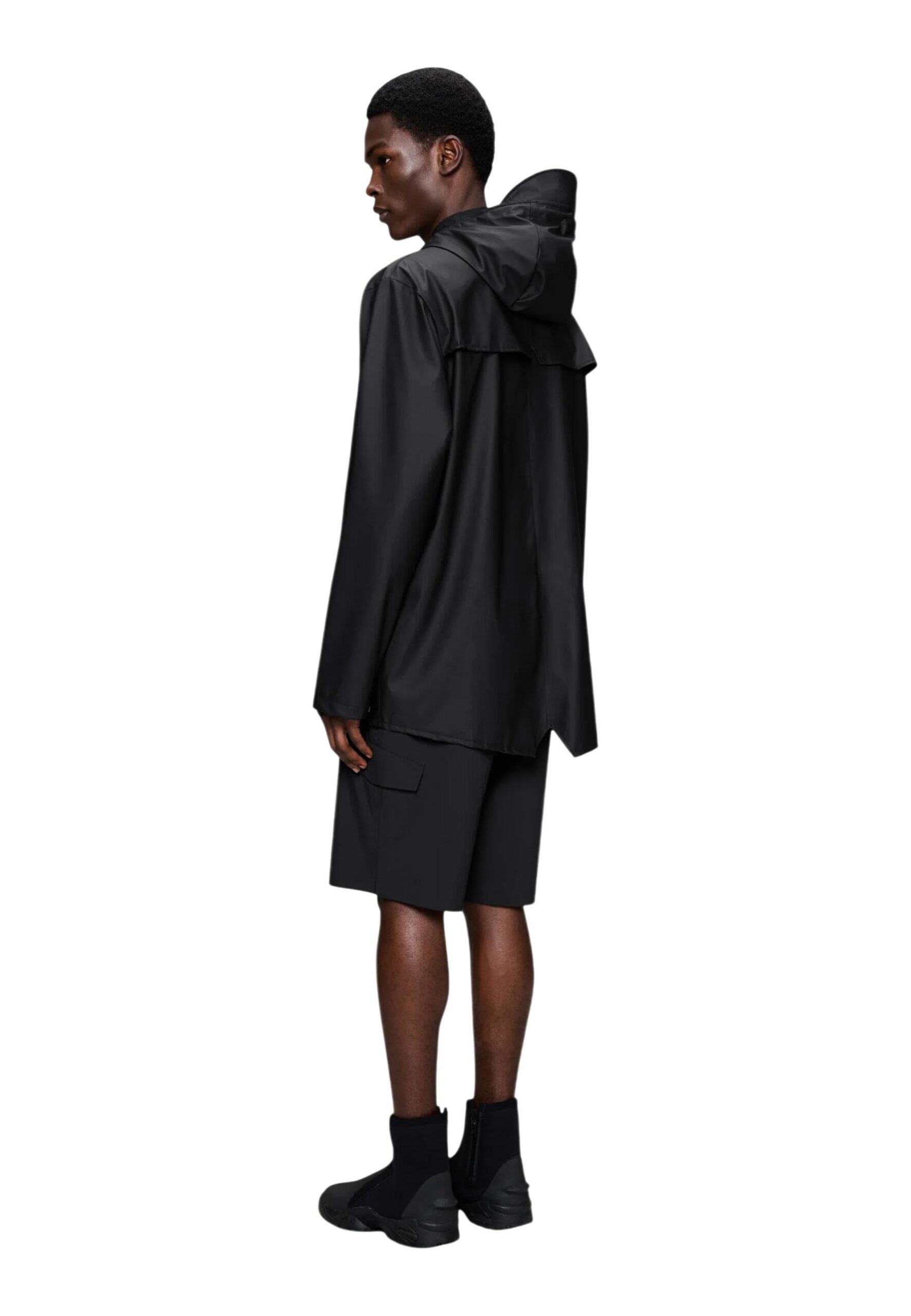 بليزر أسود للرجال Rains JACKET W3 UNISEX