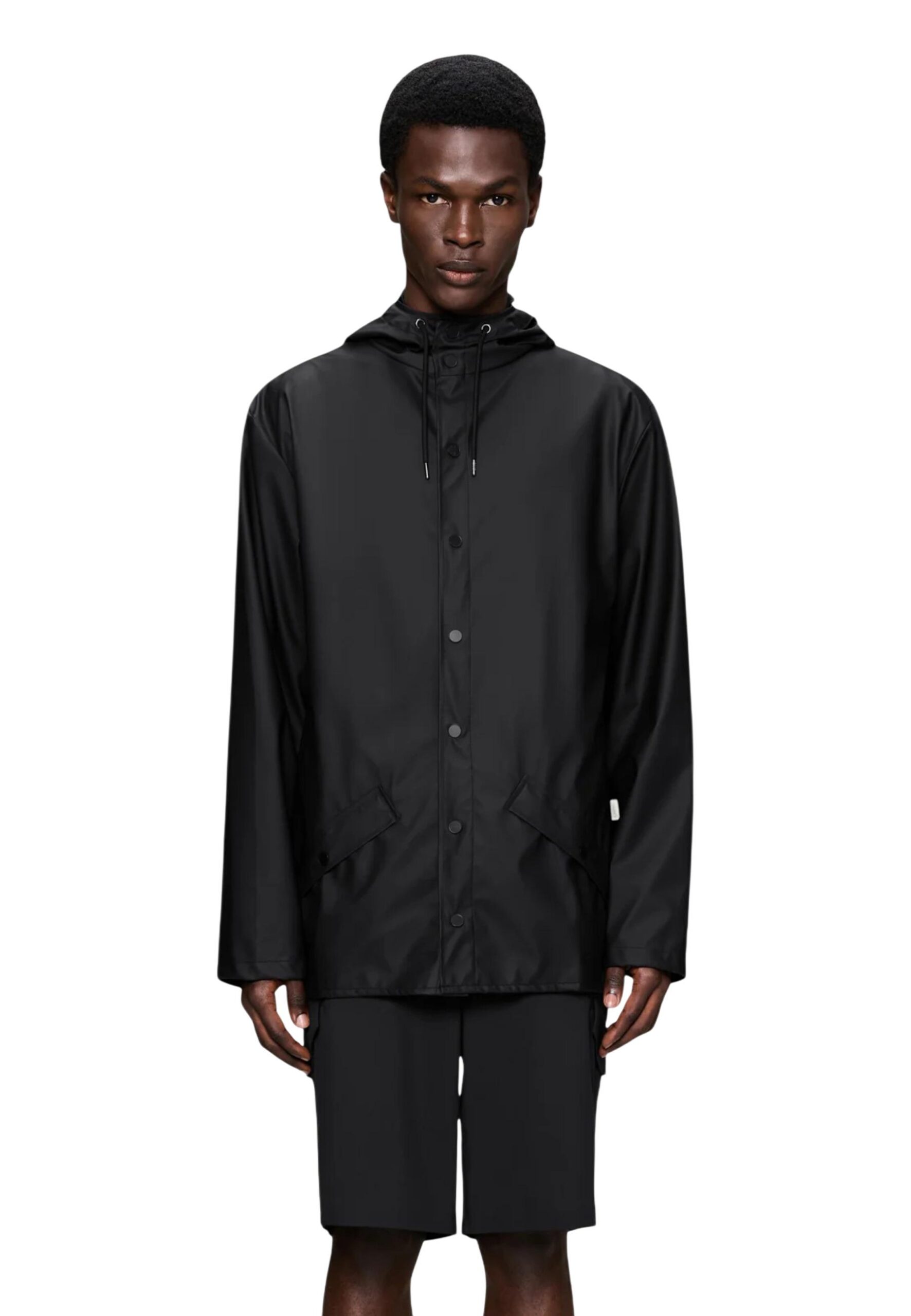 بليزر أسود للرجال Rains JACKET W3 UNISEX