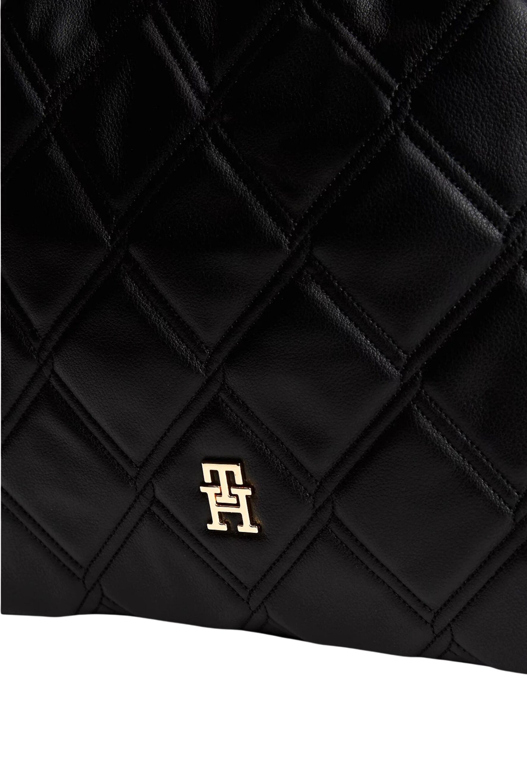 Женская черная сумка Tommy Hilfiger TH FEMININE MINI TOTE