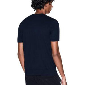 Shop Armani Exchange Men’s Blue T-Shirt 2475530 at Brands Seekers