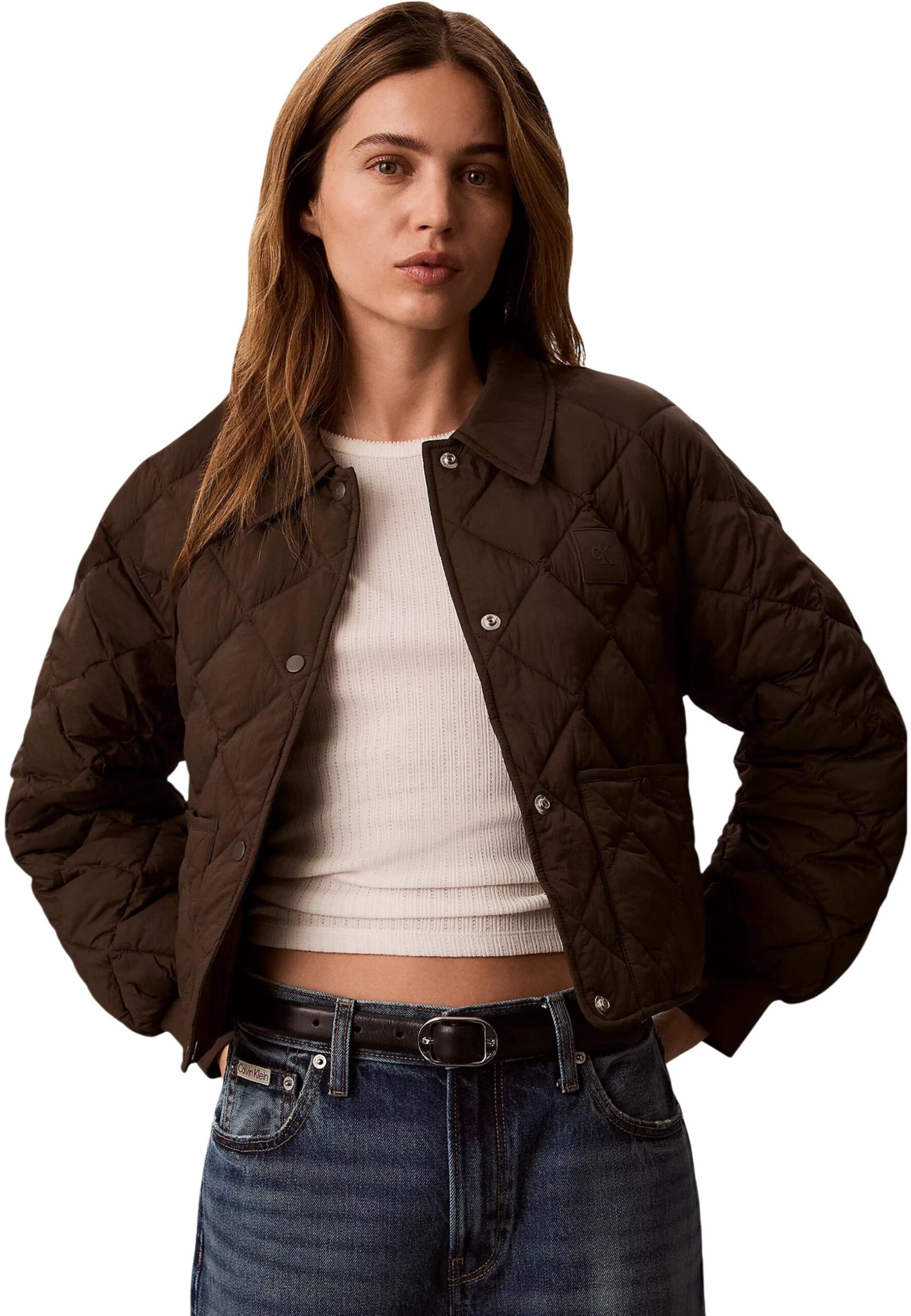Calvin Klein Jeans Эмэгтэйчүүдийн хүрэн хүрэм