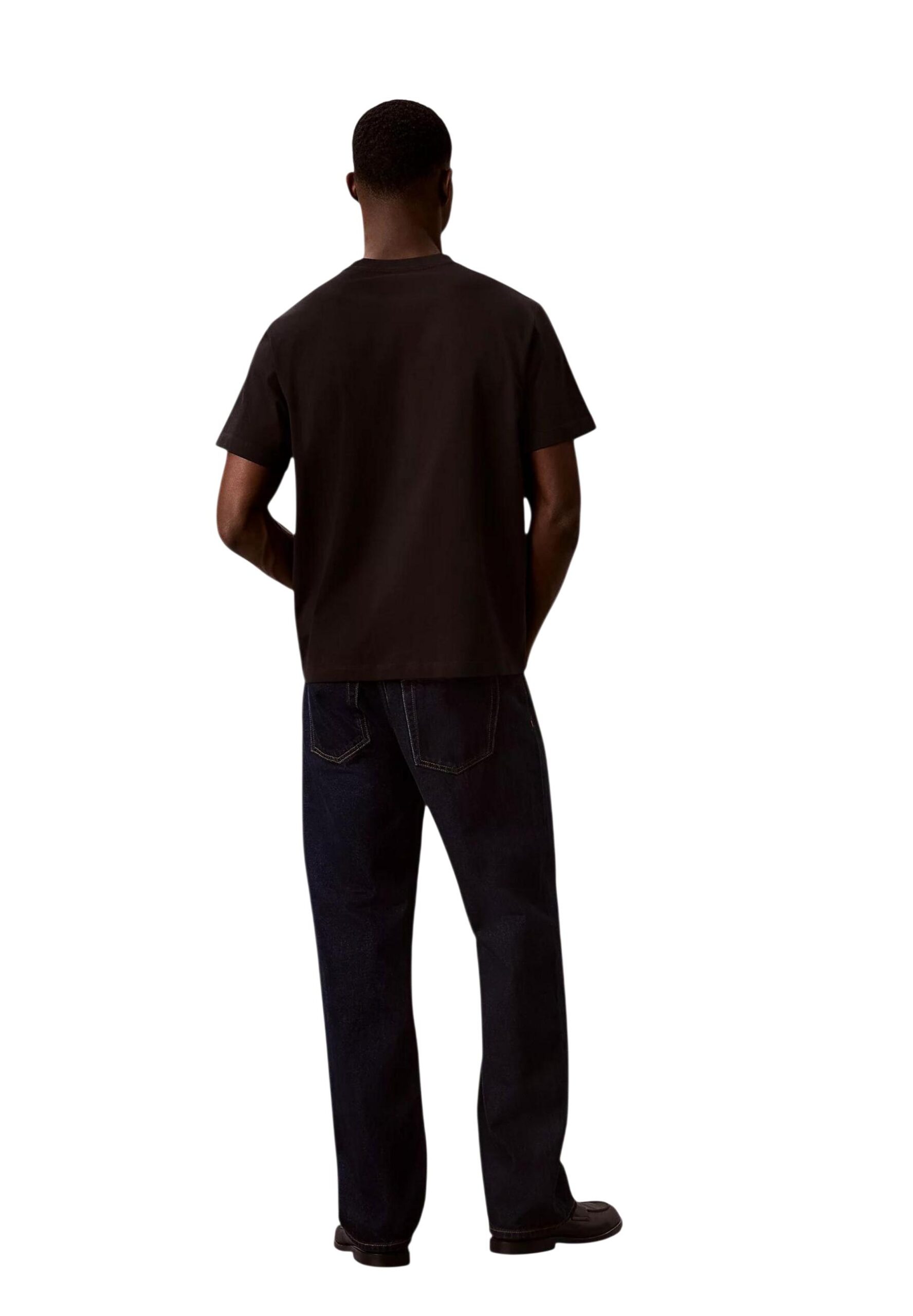 T-shirt noir Calvin Klein Jeans pour homme