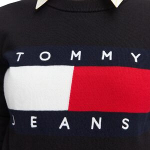 Shop Tommy Hilfiger Jeans Women’s Black Knitwear 2475559 at Brands Seekers