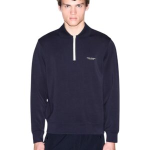 Shop Armani Exchange Men’s Blue Sweatshirt 2475656 at Brands Seekers