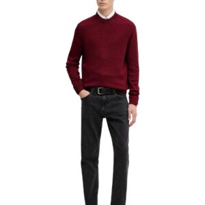 Shop Armani Exchange Men’s Bordeaux Knitwear 2476211 at Brands Seekers