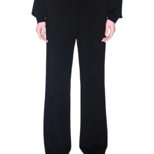 Shop Armani Exchange Women’s Black Trouser 2476267 at Brands Seekers