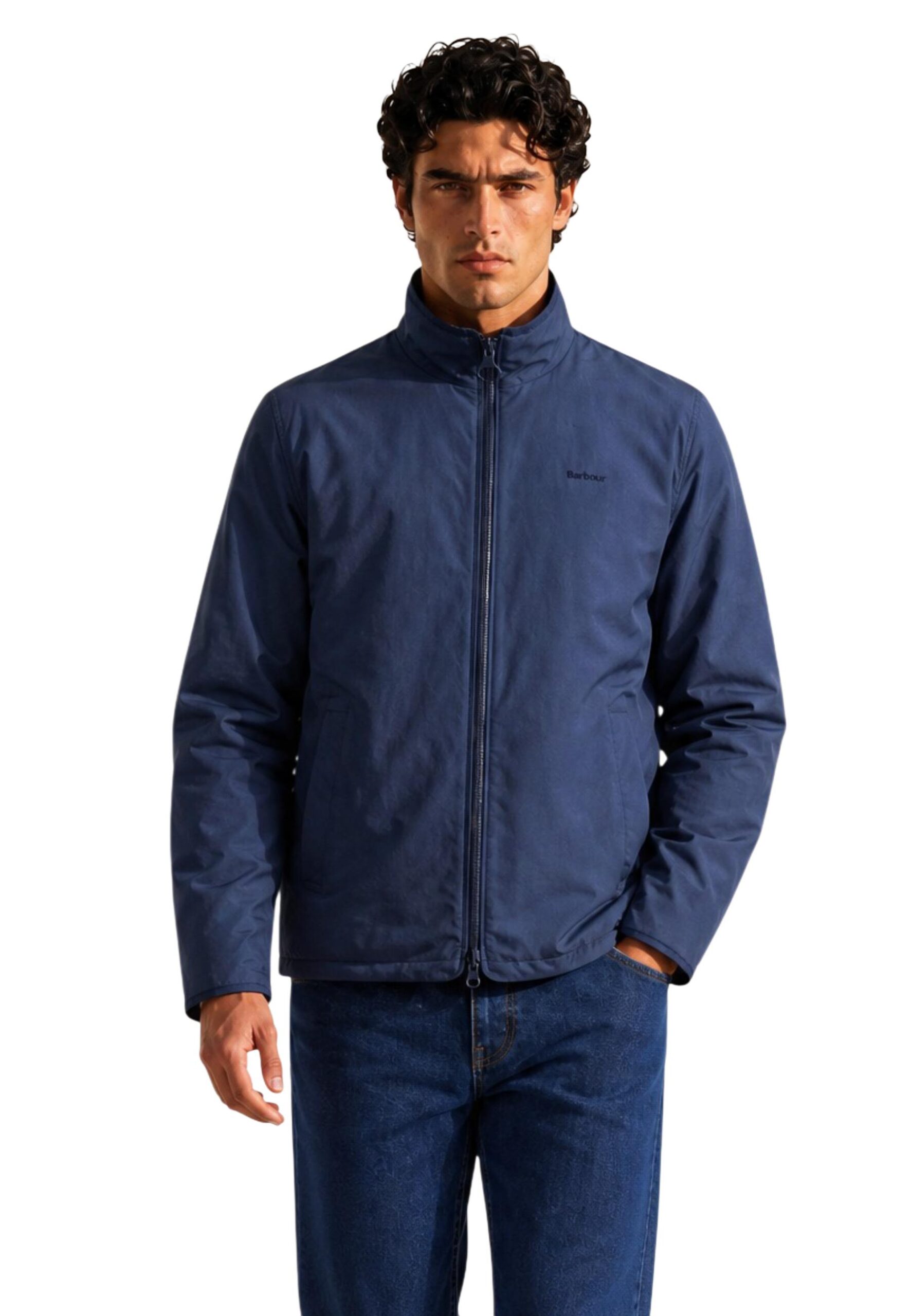 Barbour REVERSIBLE FLEECE JACKET blå blazer for menn