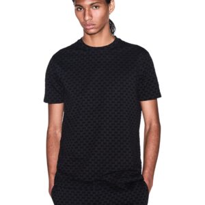 Shop Armani Exchange Men’s Black T-Shirt 2476262 at Brands Seekers