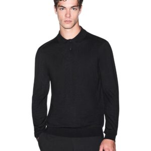 Shop Armani Exchange Men’s Black Knitwear 2476263 at Brands Seekers