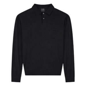 Shop Armani Exchange Men’s Black Knitwear 2476263 at Brands Seekers