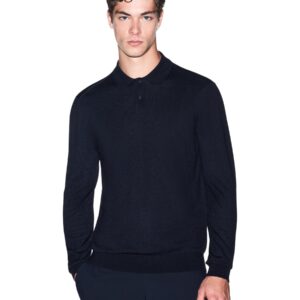 Shop Armani Exchange Men’s Blue Knitwear 2476264 at Brands Seekers
