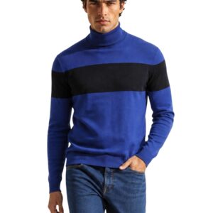 Shop Armani Exchange Men’s Blue Knitwear 2476291 at Brands Seekers