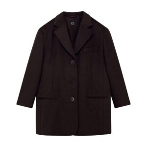 Shop Armani Exchange Women’s Brown Blazer 2476407 at Brands Seekers