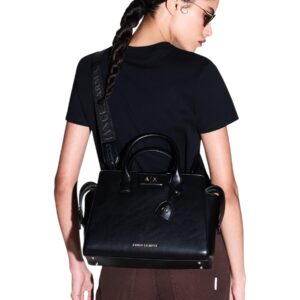 Shop Armani Exchange Women’s Black Bag 2476401 at Brands Seekers