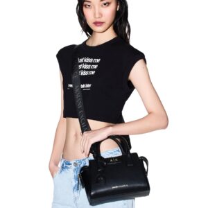 Shop Armani Exchange Women’s Black Bag 2476402 at Brands Seekers