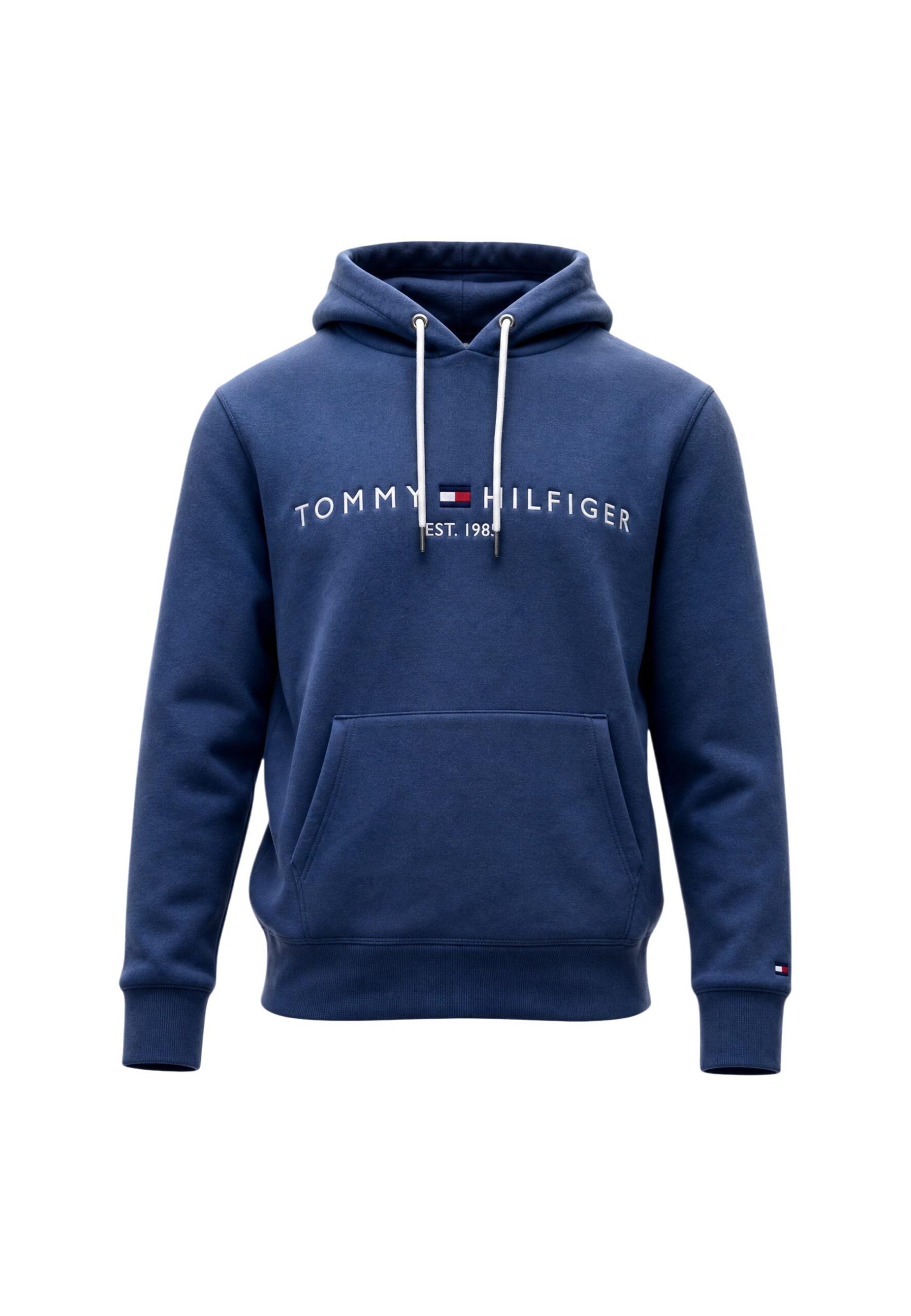 Tommy Hilfiger TOMMY LOGO पुरुषों की नीली स्वेटशर्ट