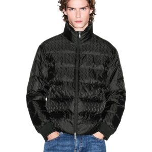 Shop Armani Exchange Men’s Black Jacket 2476714 at Brands Seekers