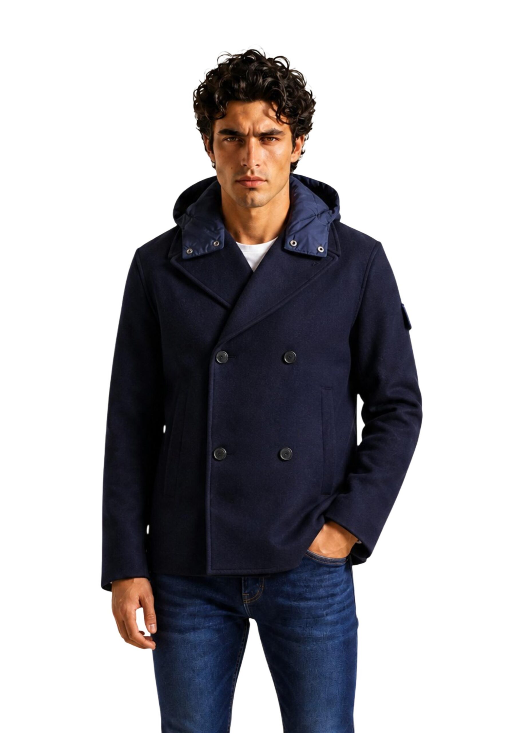 Shop Armani Exchange Men’s Blue Blazer 2476715 at Brands Seekers