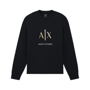 Shop Armani Exchange Men’s Black Sweatshirt 2476717 at Brands Seekers