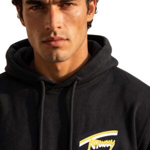 Shop Tommy Hilfiger Jeans Men’s Black Sweatshirt 2476636 at Brands Seekers