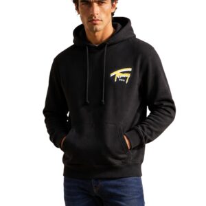 Shop Tommy Hilfiger Jeans Men’s Black Sweatshirt 2476636 at Brands Seekers