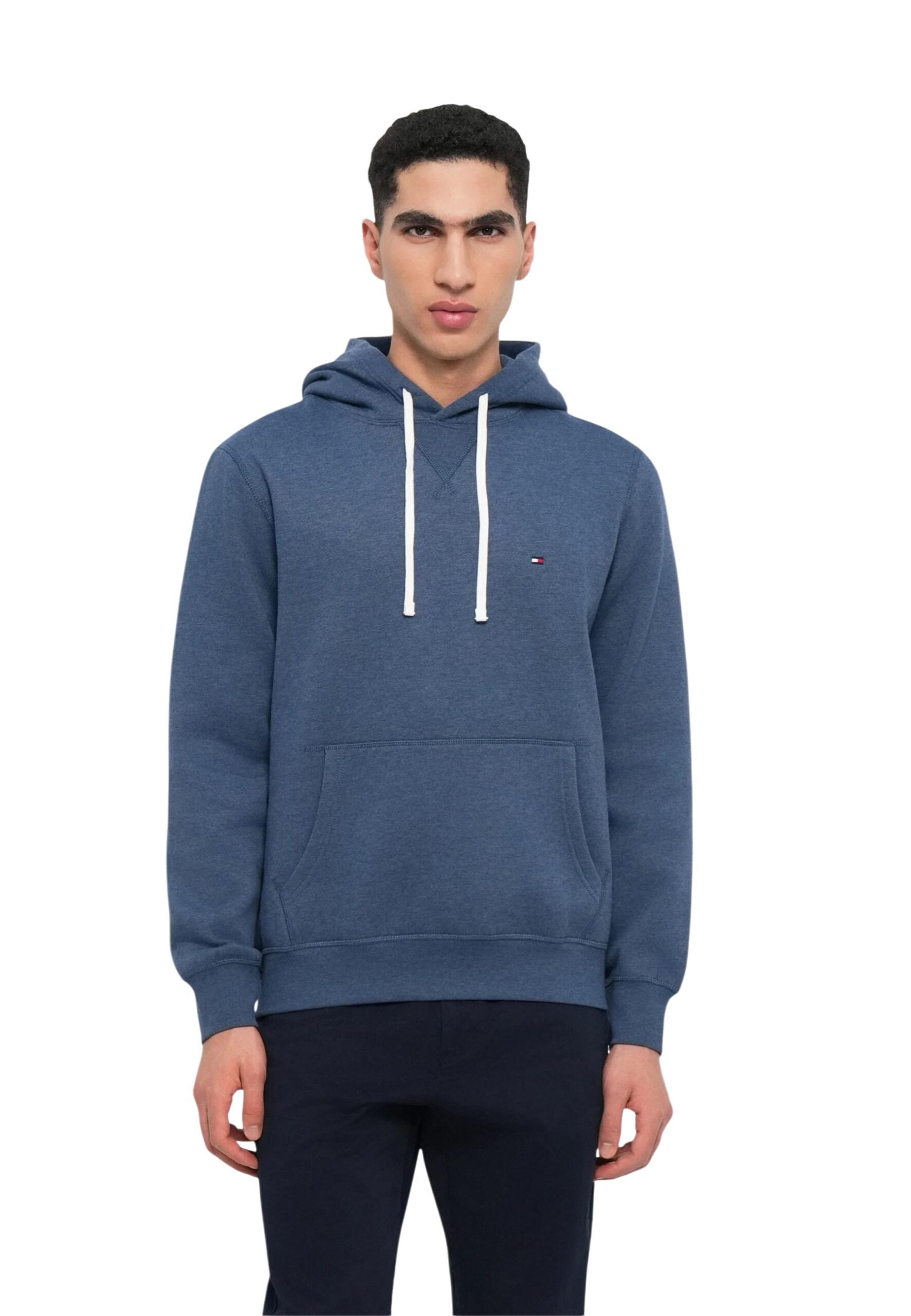 Felpa blu da uomo Tommy Hilfiger 2476570