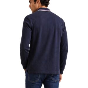 Shop Armani Exchange Men’s Blue Polo 2476767 at Brands Seekers