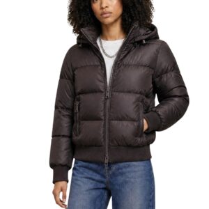 Shop Armani Exchange Women’s Brown Jacket DOWN JACKET at Brands Seekers
