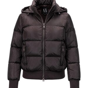 Shop Armani Exchange Women’s Brown Jacket DOWN JACKET at Brands Seekers