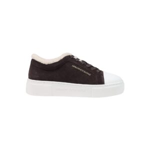 Shop Armani Exchange Women’s Brown Sneakers 2476423 at Brands Seekers