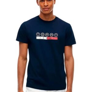 Shop Tommy Hilfiger Jeans Men’s Blue T-Shirt 2476785 at Brands Seekers