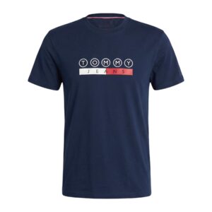 Shop Tommy Hilfiger Jeans Men’s Blue T-Shirt 2476785 at Brands Seekers