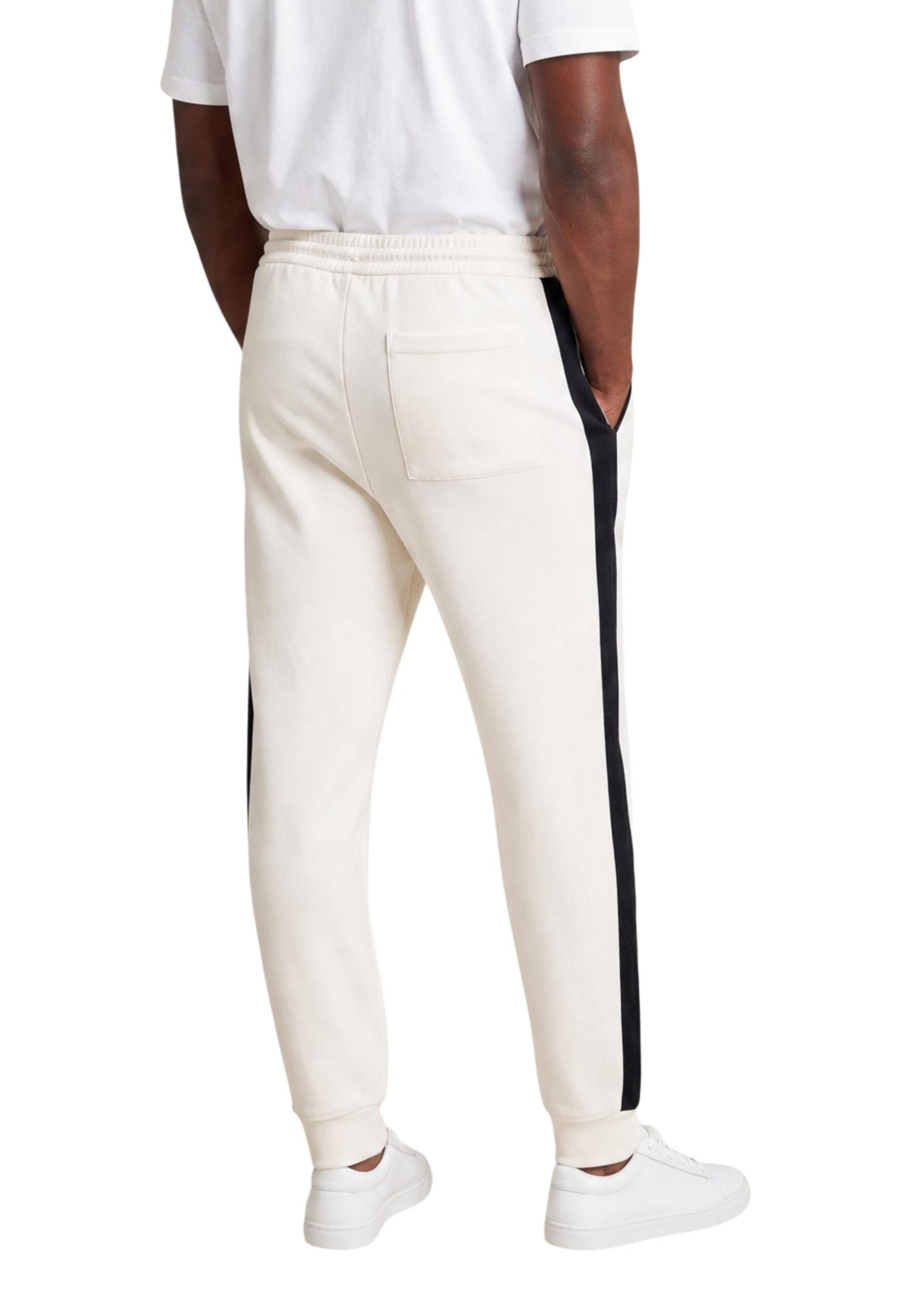 Shop Armani Exchange Men’s White Trouser 2476799 at Brands Seekers