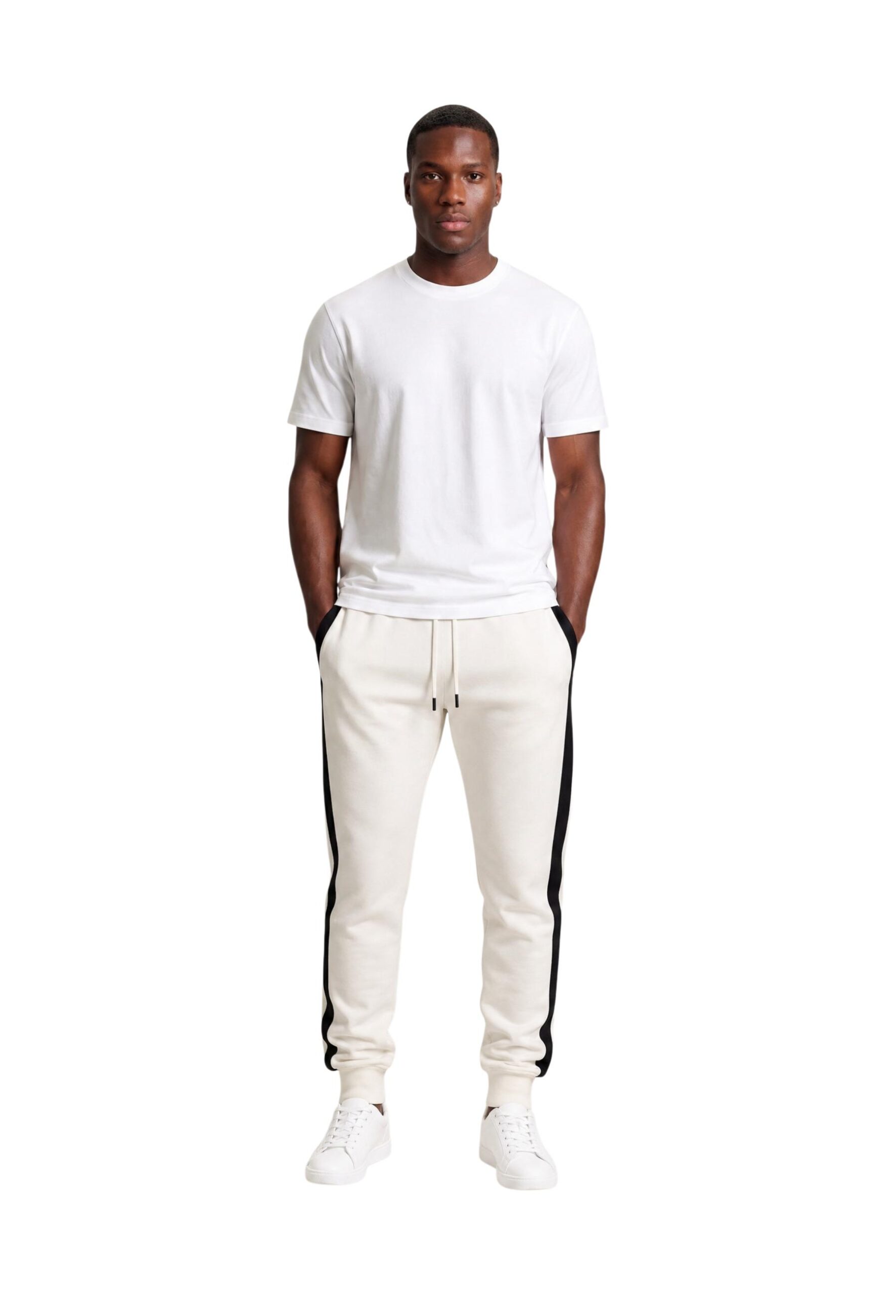 Shop Armani Exchange Men’s White Trouser 2476799 at Brands Seekers