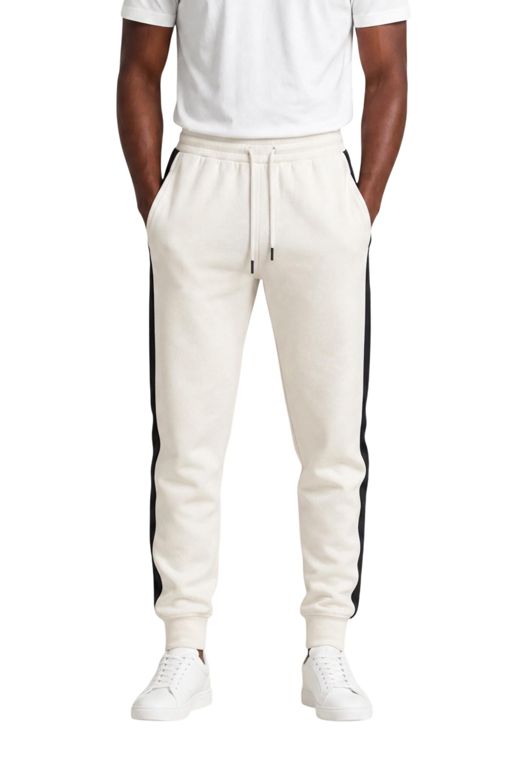 Shop Armani Exchange Men’s White Trouser 2476799 at Brands Seekers