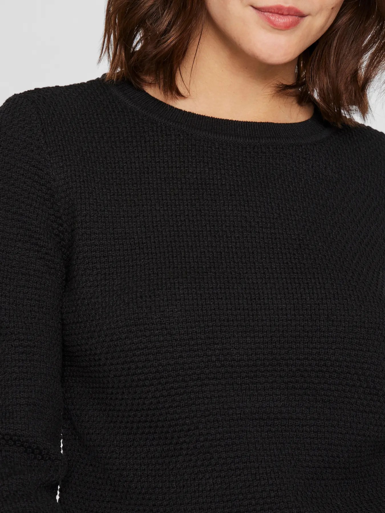 Vila Clothes 14082767 Svart strikkevarer for kvinner