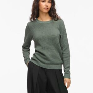 Shop Vila Clothes Women’s Green Knitwear 14082767 at Brands Seekers
