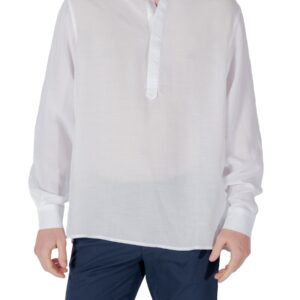 Shop Antony Morato Men’s White Shirt MMSL00758-FA400094 at Brands Seekers