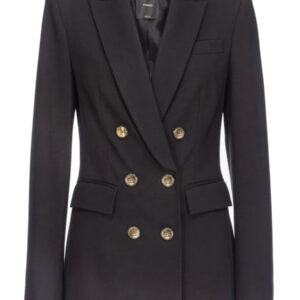 Shop Pinko Women’s Black Blazer V at Brands Seekers