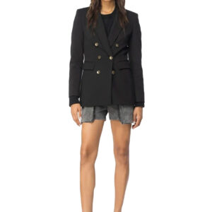 Shop Pinko Women’s Black Blazer V at Brands Seekers