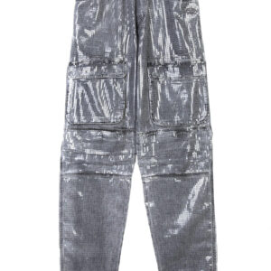 Shop Diesel Women’s Grey Trousers V at Brands Seekers