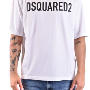 Shop Dsquared2 Men’s White T-Shirt V at Brands Seekers