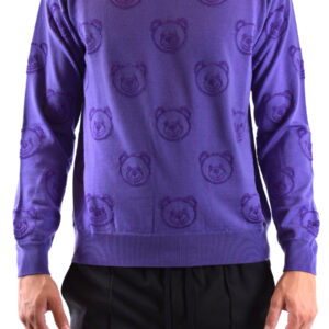 Shop Moschino Men’s Multicolor Knitwear V at Brands Seekers