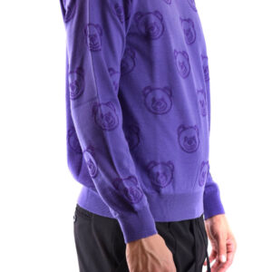 Shop Moschino Men’s Multicolor Knitwear V at Brands Seekers